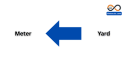 ياردة الى متر