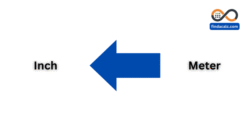 تحويل متر الى انش