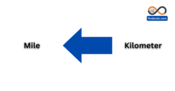 التحويل من كيلو متر الى ميل