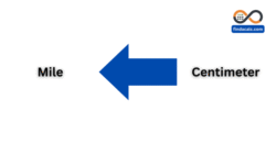 تحويل من سنتيمتر الى ميل